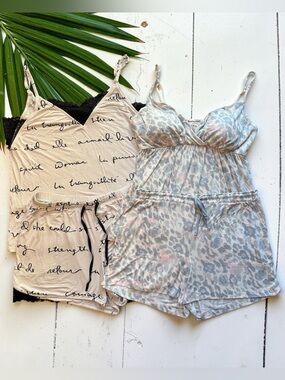 Soma Pajama Set Bundle – 2 Sets Camisole & Shorts Lounge Sleepwear